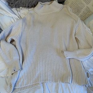 Oversized turtleneck sweater